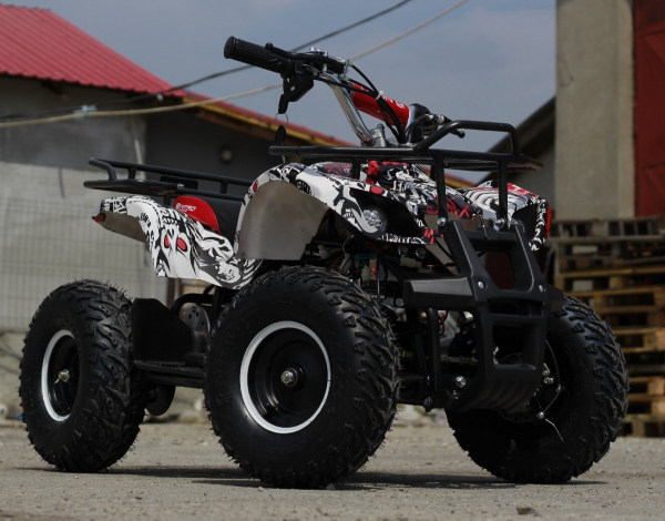 ATV electric pentru copii NITRO Torino Quad 1000W 48V culoare Alb [3]