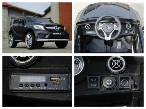 Mercedes AMG A45 pentru copii, negru, premium [8]