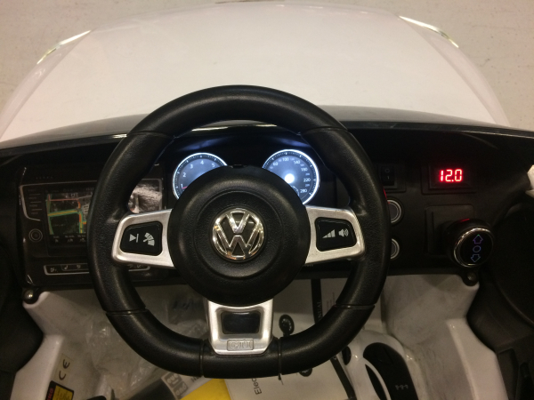 Masinuta electrica pentru copii VW Golf GTI, alb [7]