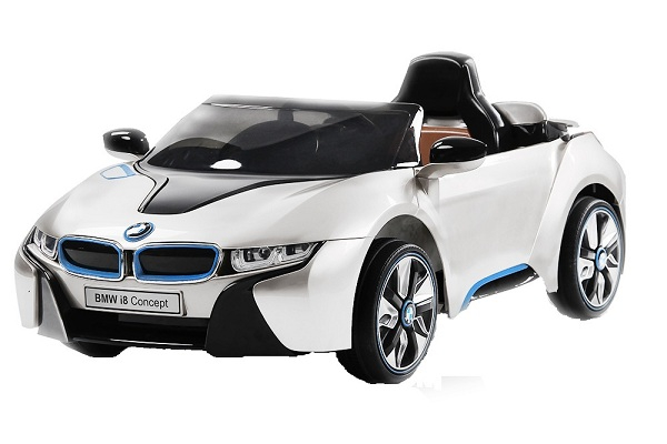 Masinuta electrica BMW I8 alba pentru copii 2-7 ani [1]