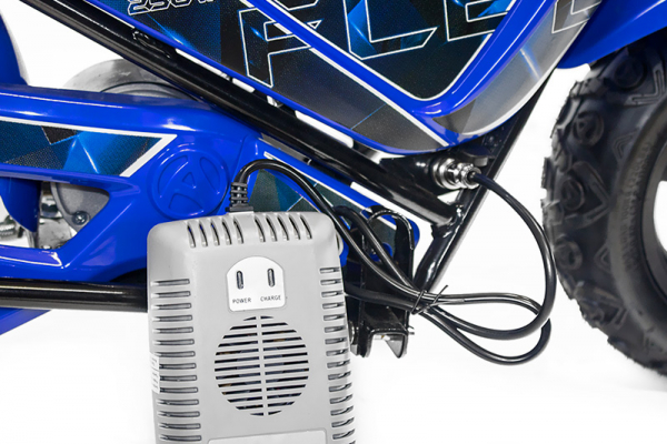 Mini Motocicleta electrica cu roti ajutatore, NITRO ECO Flee 300W 24V, culoare Albastru [5]