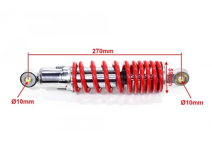 Amortizor spate 270mm  pentru 110cc, 125cc, Quad electric [2]