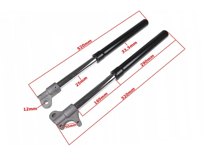 Amortizoare fata pentru 49cc și Mini Dirt Bike electrica [2]