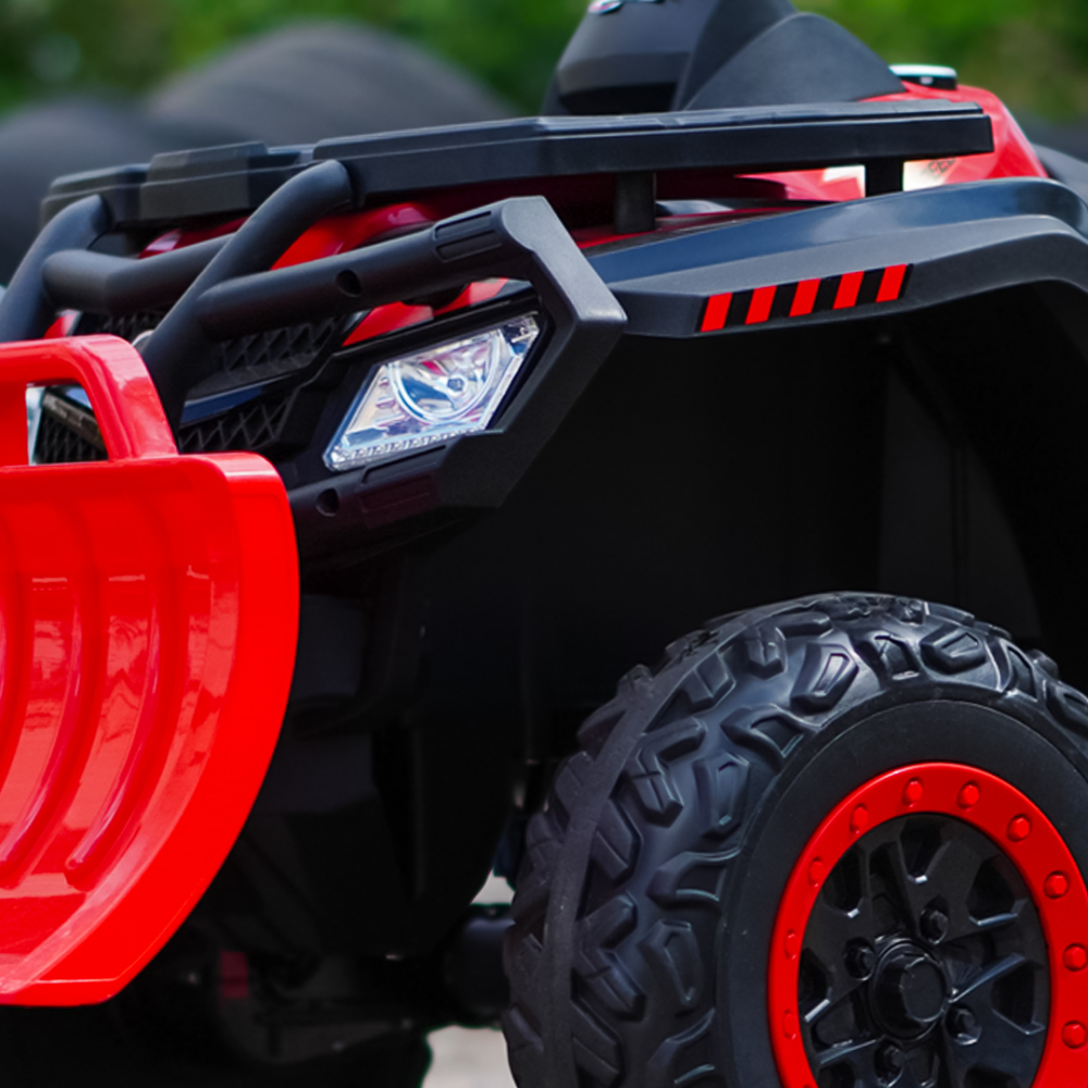 ATV electric 4x4 cu accesorii incluse, Kinderauto BJS615 320W 24V, culoare rosie [10]