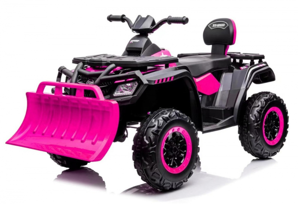 ATV electric 4x4 cu accesorii incluse, Kinderauto BJS615 320W 24V, culoare roz