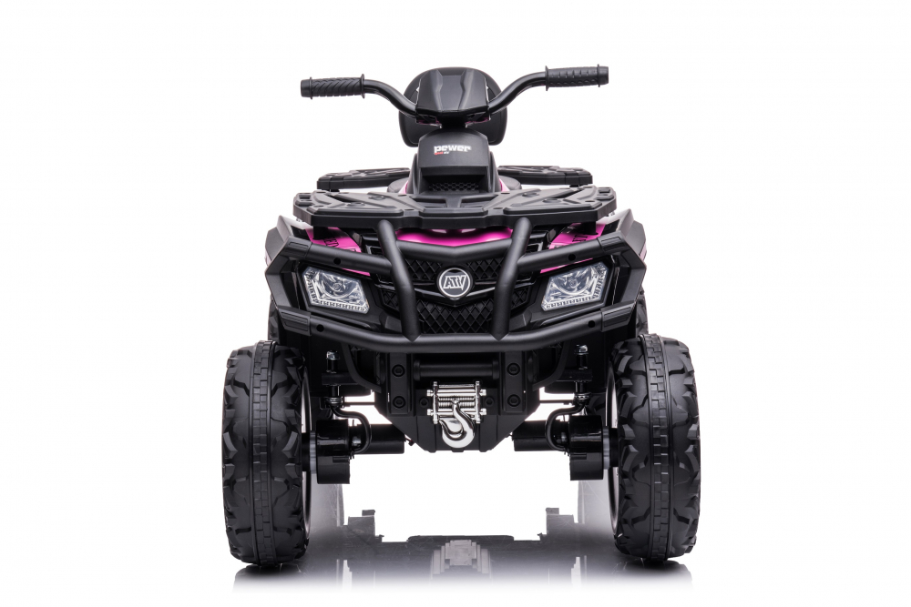 ATV electric 4x4 cu accesorii incluse, Kinderauto BJS615, 320W, 24V, culoare roz [12]