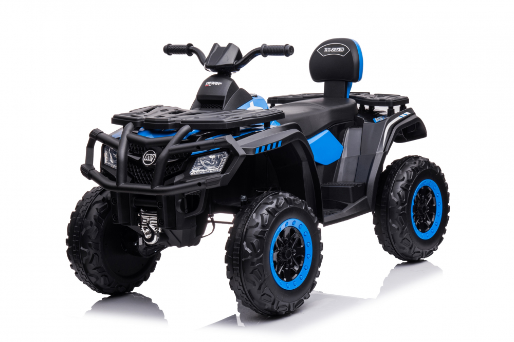 ATV electric 4x4 cu accesorii incluse, Kinderauto BJS615, 320W, 24V, culoare albastru [12]