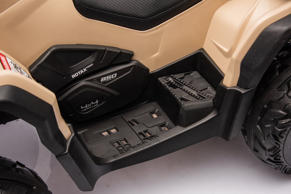 ATV electric pentru 2 copii Can Am Outlender 800W 24V Bombardier, culoare khaki [22]