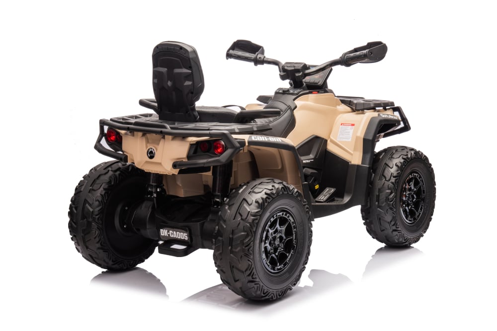 ATV electric pentru 2 copii Can Am Outlender 800W 24V Bombardier, culoare khaki [9]