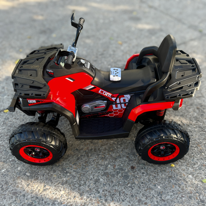 ATV electric copii 3-9 ani, 140W baterie 12V, rosu, 4x4 [12]
