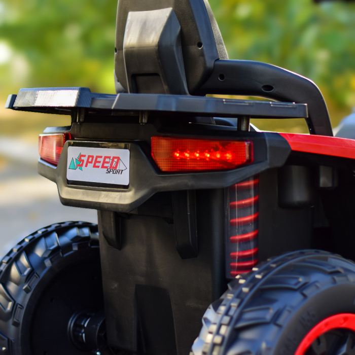 ATV electric copii 3-9 ani, 140W baterie 12V, rosu, 4x4 [14]