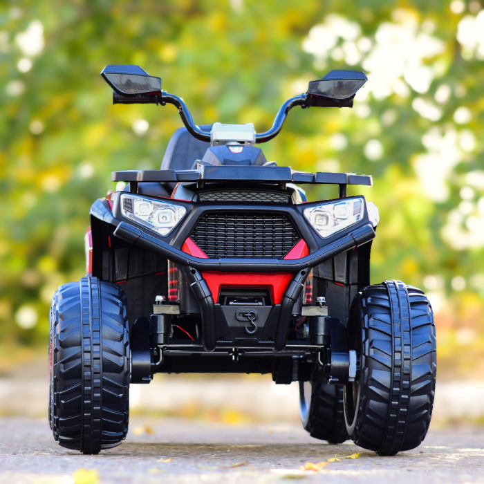 ATV electric copii 3-9 ani, 140W baterie 12V, rosu, 4x4 [5]