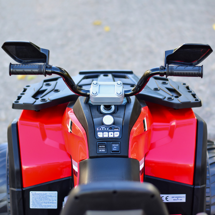 ATV electric copii 3-9 ani, 140W baterie 12V, rosu, 4x4 [15]