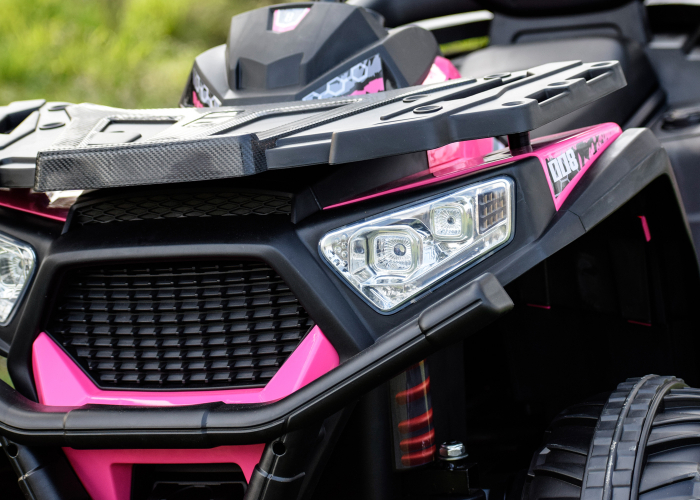 ATV electric copii 3-9 ani, 140W baterie 12V, roz, 4x4 [10]