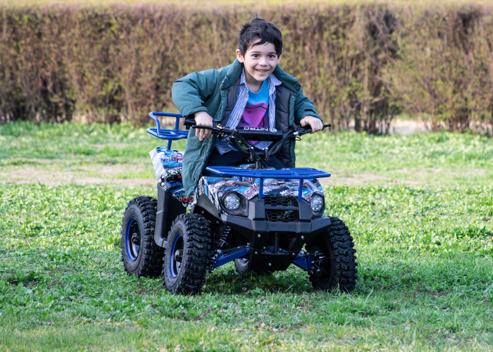ATV electric NITRO ECO Torino Cross, 1000W, albastru [2]