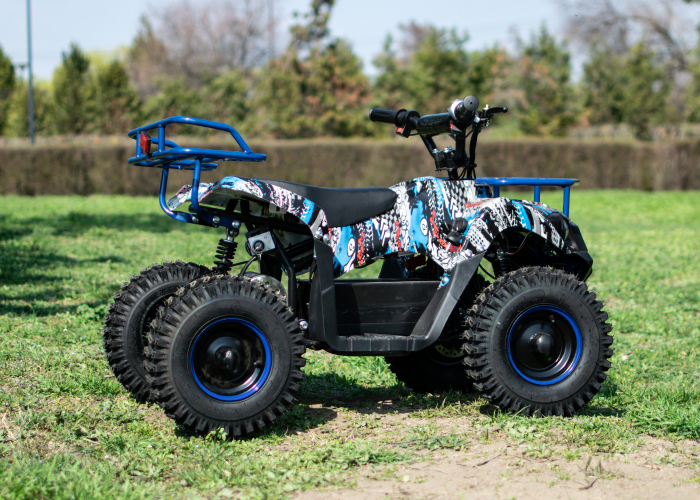 ATV electric NITRO ECO Torino Cross, 1000W, albastru [6]
