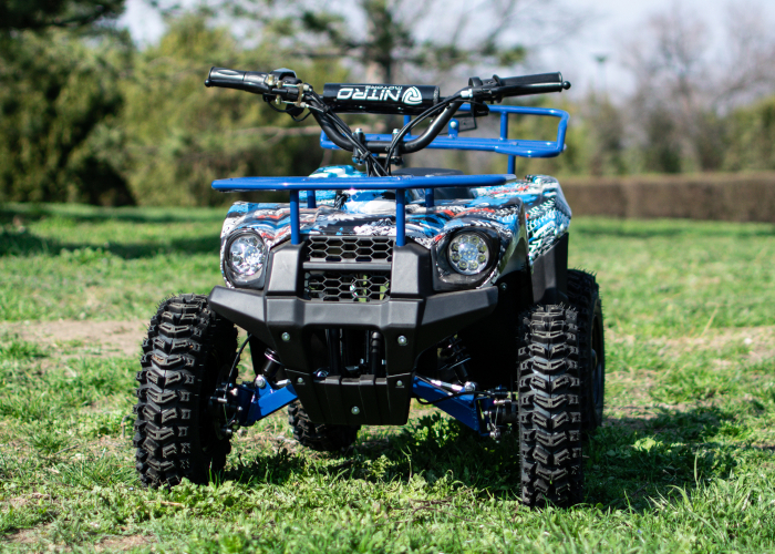 ATV electric NITRO ECO Torino Cross, 1000W, albastru [3]