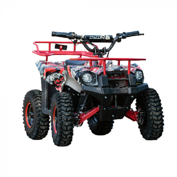 ATV electric copii NITRO ECO Torino Cross, 1000W putere, 36V Rosu Produse in stoc 2023-09-26