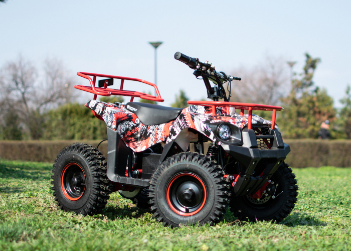 ATV electric NITRO ECO Torino Cross, 1000W, rosu [4]