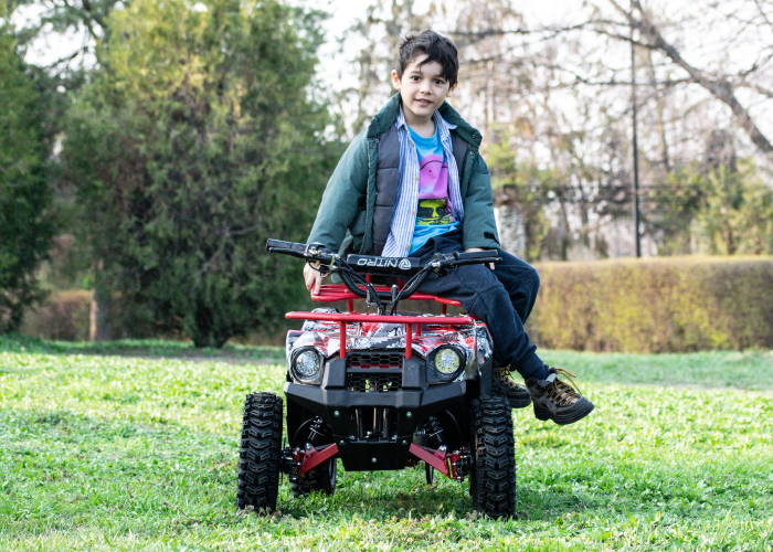 ATV electric NITRO ECO Torino Cross, 1000W, rosu [2]