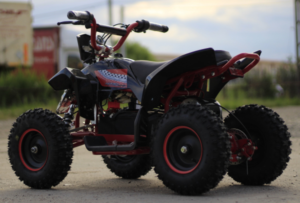 ATV electric Deluxe ECO Maddox 1000W 48V cu 3 Viteze #Rosu [7]