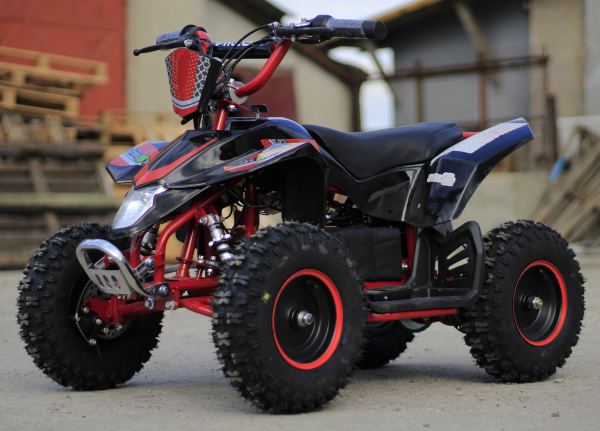 ATV electric Deluxe ECO Maddox 1000W 48V cu 3 Viteze #Rosu [3]