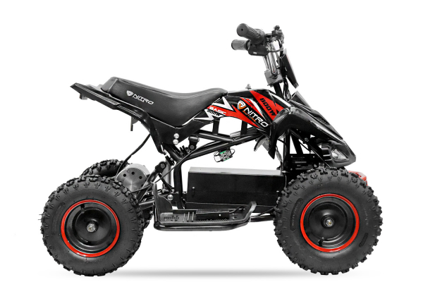 ATV electric NITRO ECO Python 800W 36V cu 3 Viteze #Rosu [3]