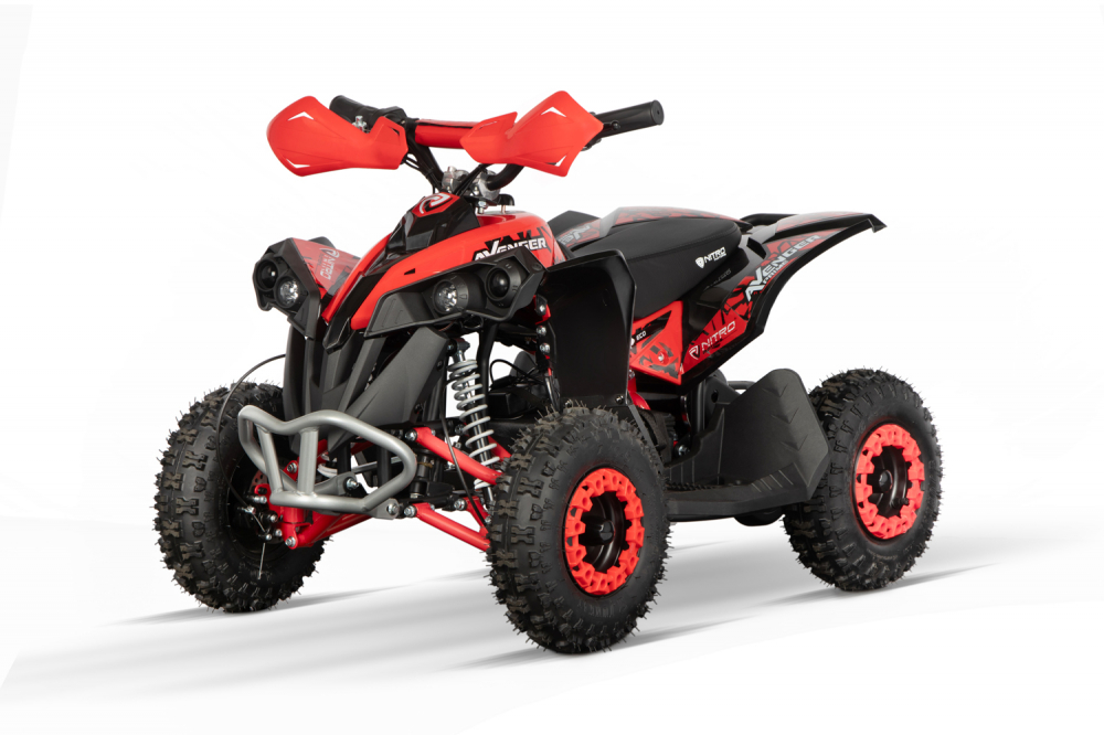 ATV Electric Eco Avenger 1000W 36V cu 3 Trepte de Viteza Rosu