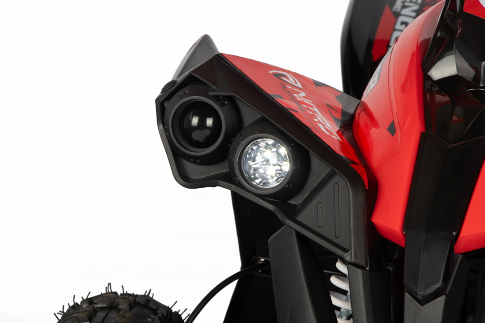 ATV Electric Eco Avenger 1000W 36V cu 3 Trepte de Viteza #Rosu [12]