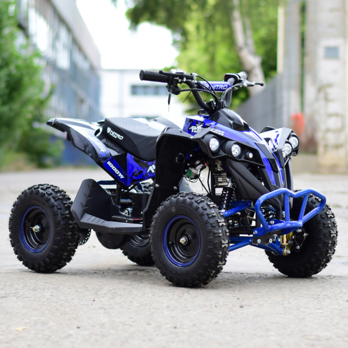 ATV Electric Eco Avenger 1000W 48V cu 3 Trepte de Viteza #Albastru [3]