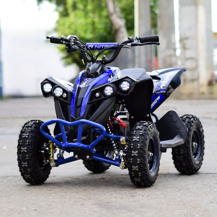 ATV Electric Eco Avenger 1000W 48V cu 3 Trepte de Viteza #Albastru [2]