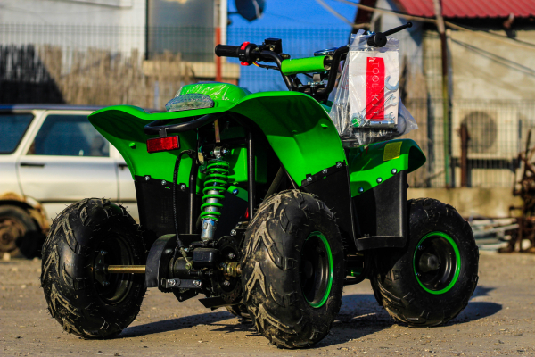 ATV electric ECO Bigfoot 800W 36V cu Baterie Detasabila #Verde [6]