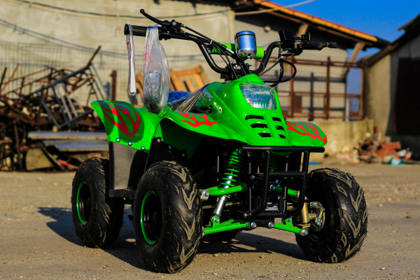 ATV electric ECO Bigfoot 800W 36V cu Baterie Detasabila #Verde [2]