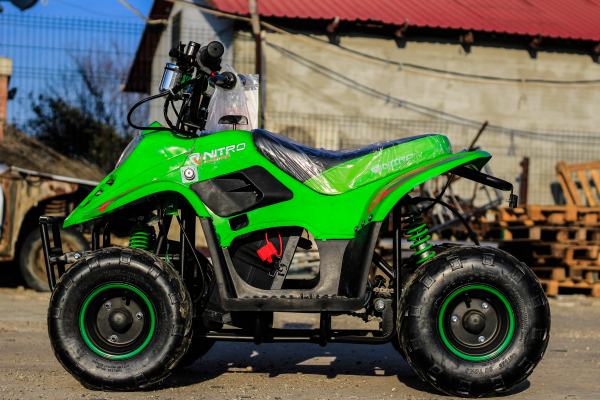 ATV electric ECO Bigfoot 800W 36V cu Baterie Detasabila #Verde [4]