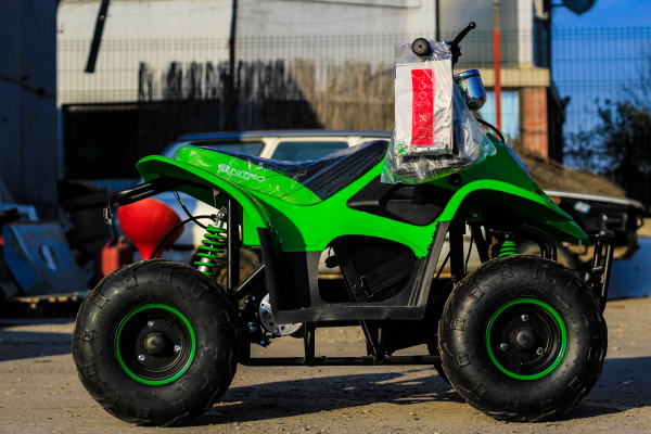 ATV electric ECO Bigfoot 800W 36V cu Baterie Detasabila #Verde [7]
