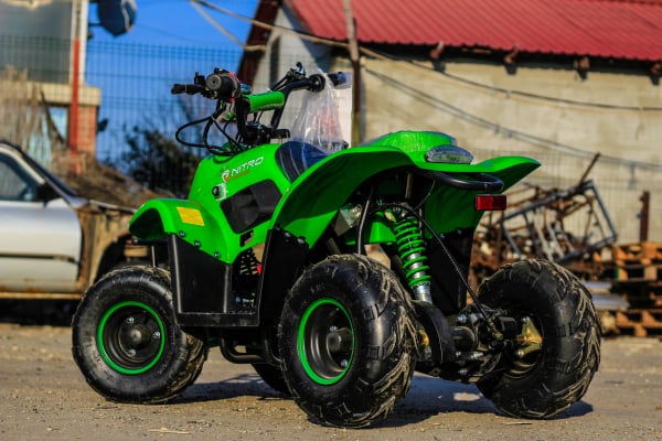 ATV electric ECO Bigfoot 800W 36V cu Baterie Detasabila #Verde [5]