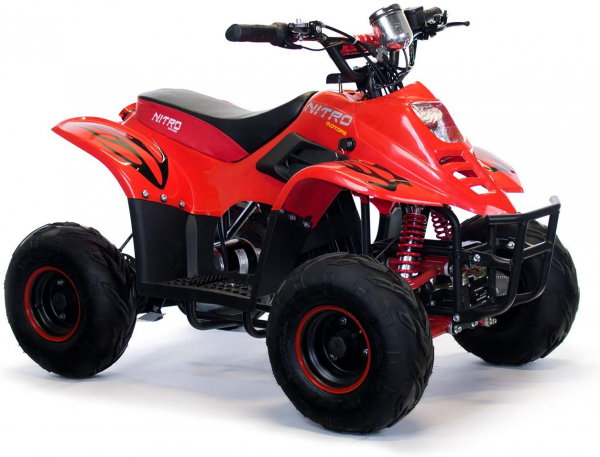 ATV electric ECO Bigfoot 800W 36V cu Baterie Detasabila #Rosu [4]