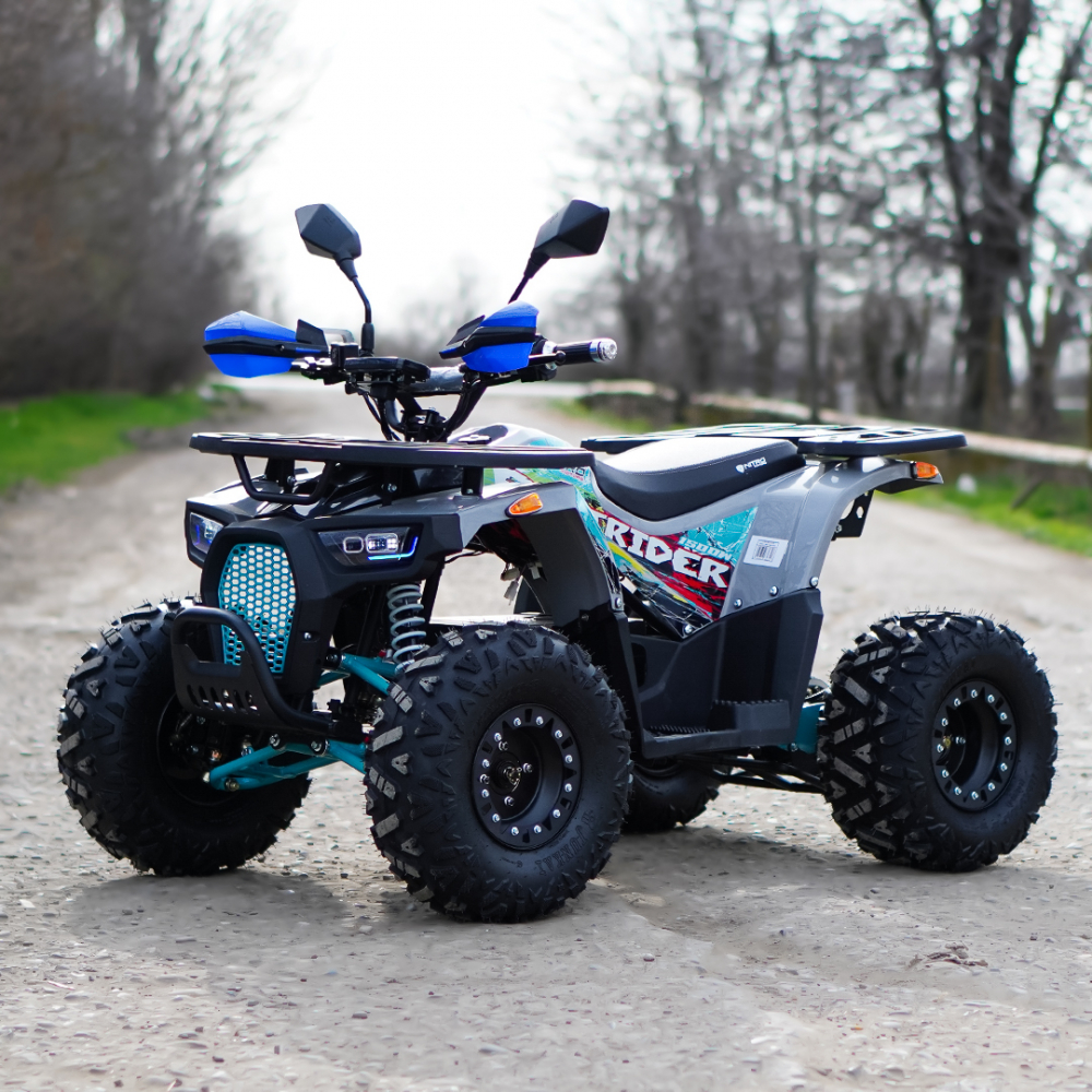 ATV electric ECO DustRider XXL 1500W 60V 20Ah cu diferential, roti 8 inch, gri [2]