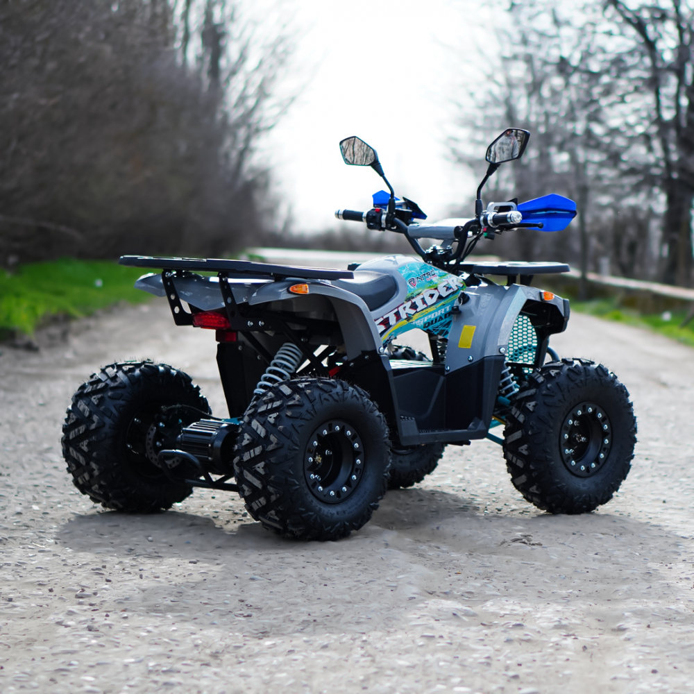 ATV electric ECO DustRider XXL 1500W 60V 20Ah cu diferential, roti 8 inch, gri [9]