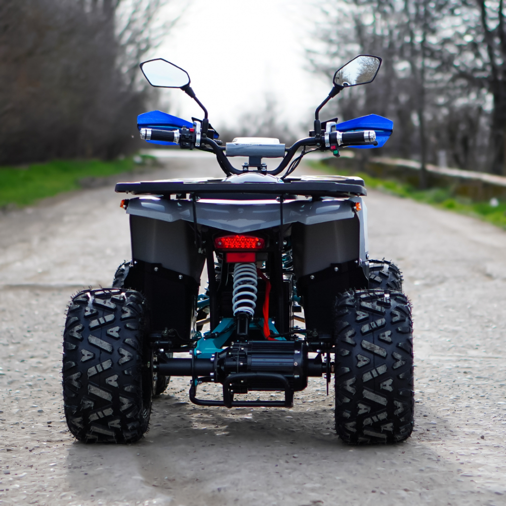 ATV electric ECO DustRider XXL 1500W 60V 20Ah cu diferential, roti 8 inch, gri [8]