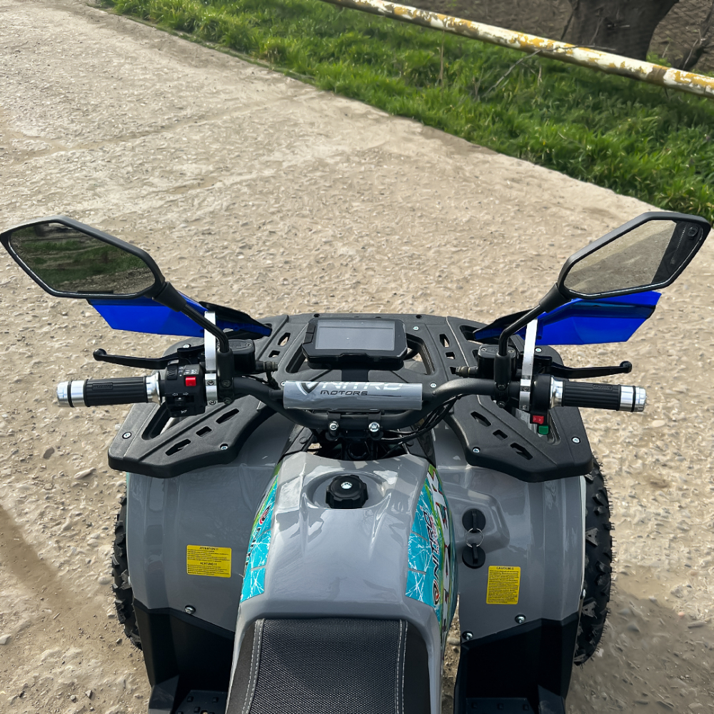 ATV electric ECO DustRider XXL 1500W 60V 20Ah cu diferential, roti 8 inch, gri [11]