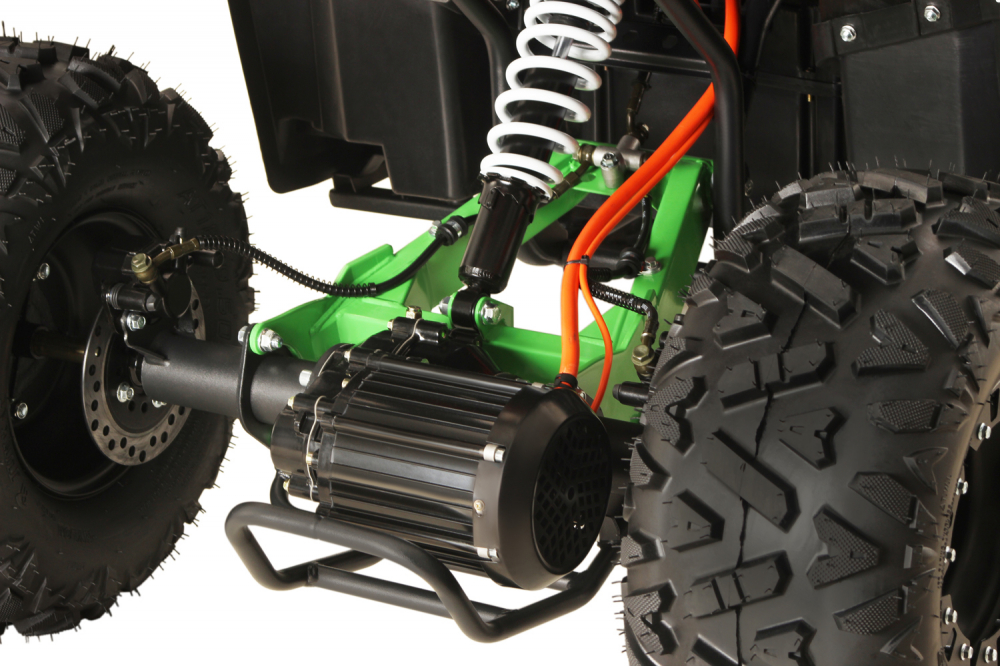 ATV electric ECO DustRider XXL 1500W 60V 20Ah cu diferential, roti 8 inch, rosu [6]