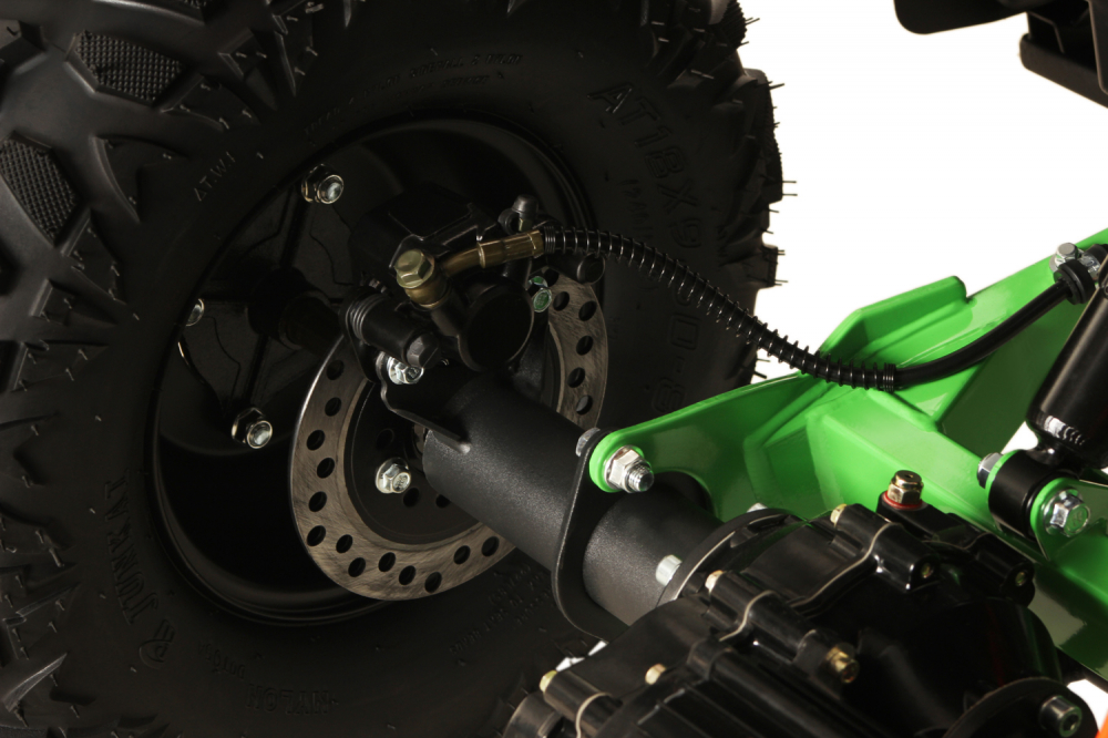 ATV electric ECO DustRider XXL 1500W 60V 20Ah cu diferential, roti 8 inch, rosu [5]