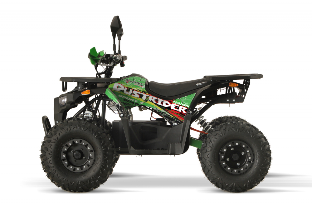ATV electric ECO DustRider XXL 1500W 60V 20Ah cu diferential, roti 8 inch, verde [4]