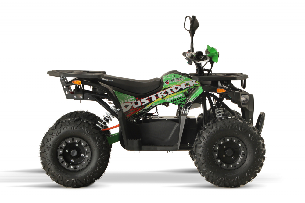 ATV electric ECO DustRider XXL 1500W 60V 20Ah cu diferential, roti 8 inch, verde [5]