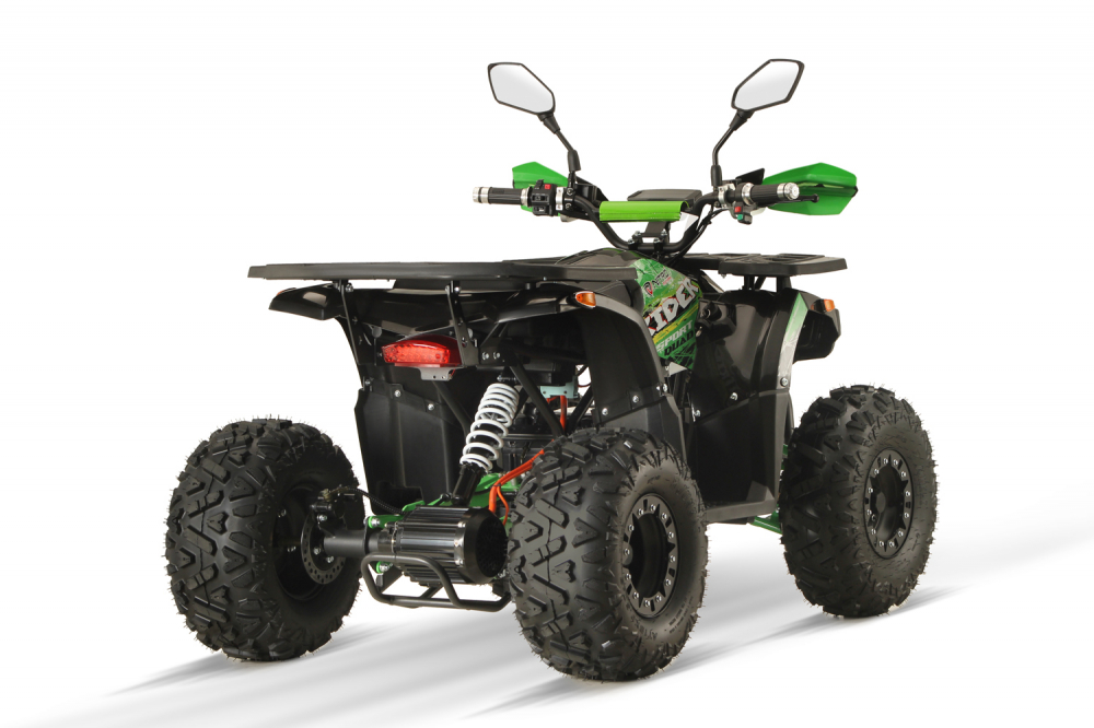 ATV electric ECO DustRider XXL 1500W 60V 20Ah cu diferential, roti 8 inch, verde [3]