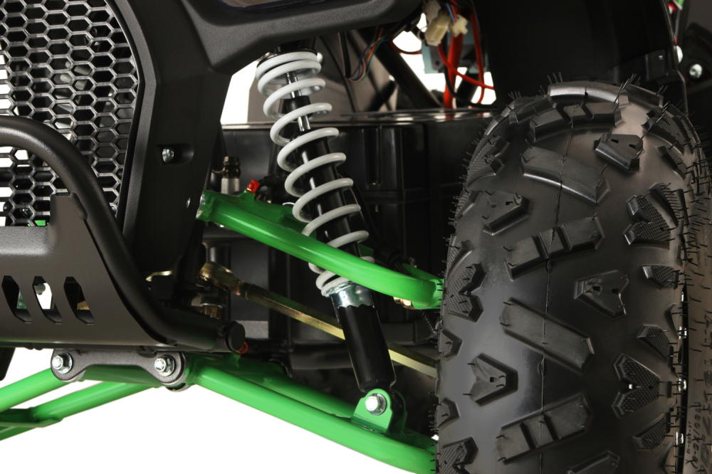 ATV electric ECO DustRider XXL 1500W 60V 20Ah cu diferential, roti 8 inch, rosu [3]