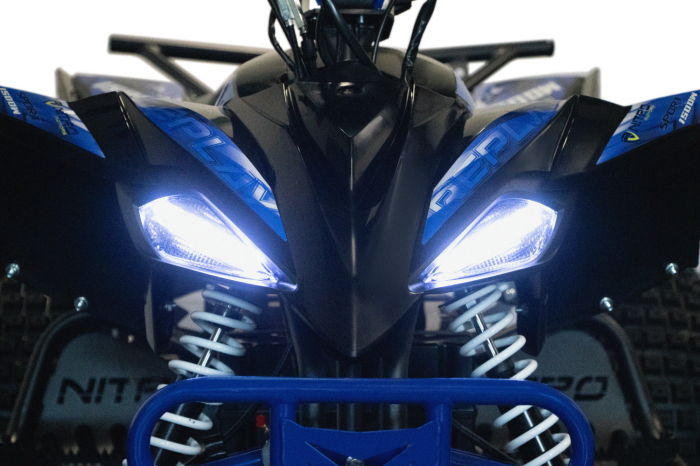 ATV electric ECO Replay XXL 1500W 60V 20Ah cu diferential, roti 8 inch, culoare Albastru [3]