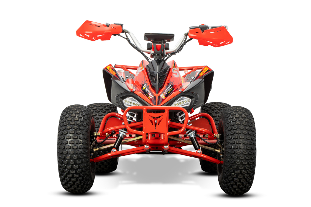 ATV electric ECO Speedy XXL 1500W 60V 20Ah cu diferential, roti 8 inch, culoare rosie [4]