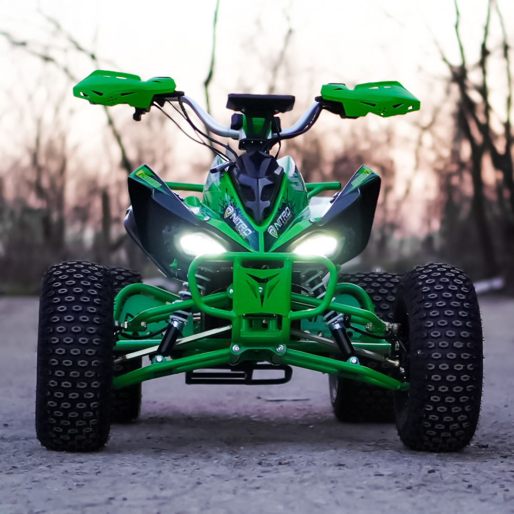 ATV electric ECO Speedy XXL 1500W 60V 20Ah cu diferential, roti 8 inch, culoare Verde [2]